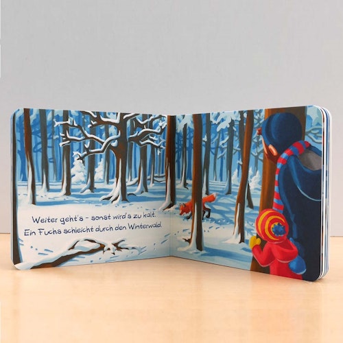 Pflanzlich gefärbtes Buch ohne Chemie  Winter