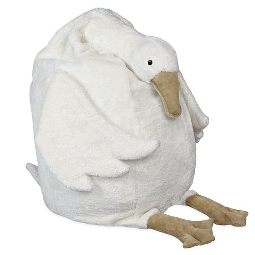 Sitzsack Gans weiß