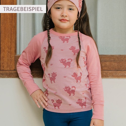 Raglanshirt langarm Rehe