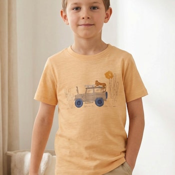 Leichtes T-Shirt Safari honiggelb