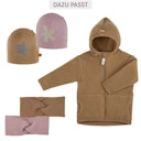 Vorschaubild Warme Interlock Beanie Wolle