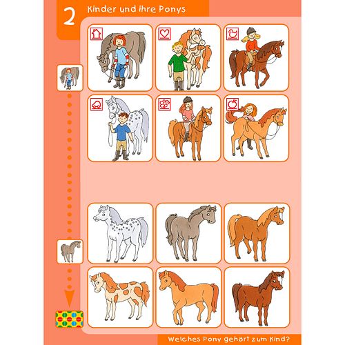 bambinoLÜK Übungsheft - Pony Pepino und seine Freunde, 3-5 J.