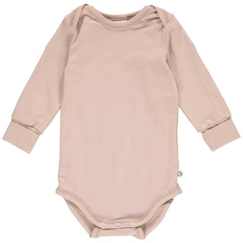 Body langarm uni rose