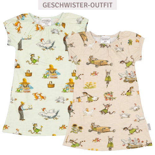 Kleid kurzarm Pettersson & Findus Alloverprint