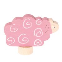 Grimms Stecker Schaf rosa Deko Geburtstagsring
