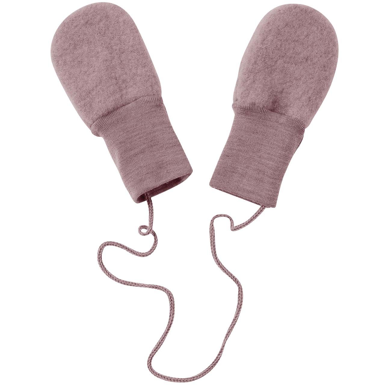 Fäustel Handschuhe Fleece rosenholz