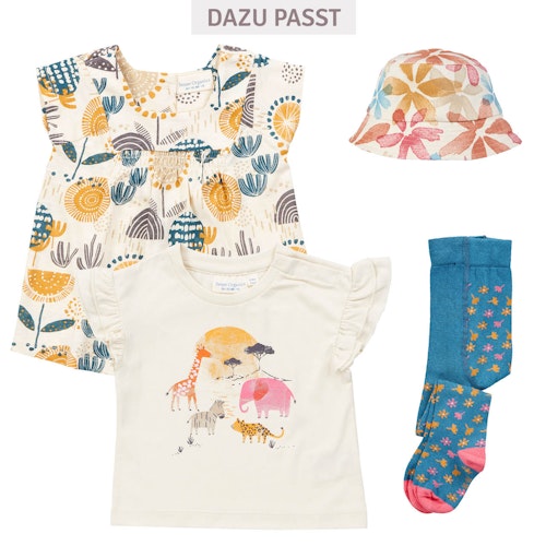 Streifen Strumpfhose mitwachsend