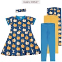Vorschaubild Elastisches Haarband Äpfel navy