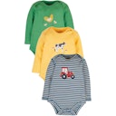Vorschaubild Stoffwindel 3er Pack Langarmbody Gans
