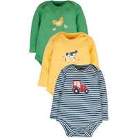 Stoffwindel 3er Pack Langarmbody Gans