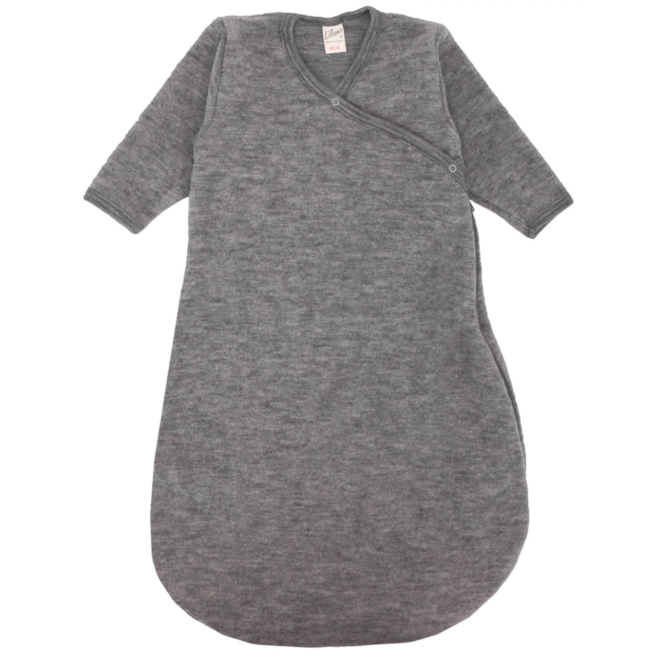Babyschlafsack Wollplüsch langarm wickeln