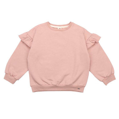 Sweatshirt mit Rüschen