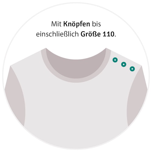 Langarmshirt Herz-Motiv