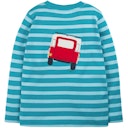Vorschaubild Langarmshirt Streifen Fahrzeug-Aufnäher