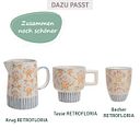 Vorschaubild Krug RETROFLORIA 500 ml orange zum stilvollen Servieren