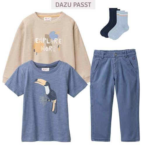 Weiches Sweatshirt beige