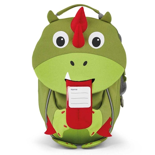 Ergonomischer Rucksack 1-3 Jahre Drache grün