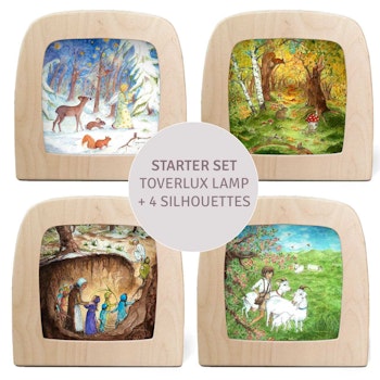 Lampen Starter-Set Eentje van Margo Lampe mit 4 Silhouetten