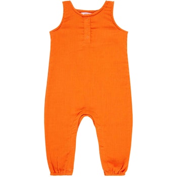 Sommer Strampler Musselin in orange
