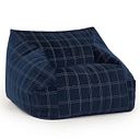 Vorschaubild Sessel Sitzsack für Kinder dunkelblau-lila - 72 x 75 x 42 cm