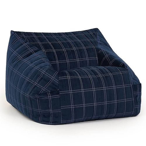 Sessel Sitzsack für Kinder dunkelblau-lila - 72 x 75 x 42 cm