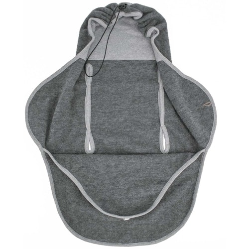 Wollfleecesack für Autositze grau, für 3- und 5-Punktgurte