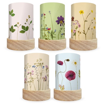 5 Lampenschirme Beth Kendall - Gartenblumen