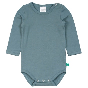 Basic Body langarm in rauchblau