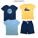 Vorschaubild Edles T-Shirt Wellenreiter-Druck