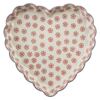 Herzförmige Quicheform REETRO 26 cm zum Backen und Servieren