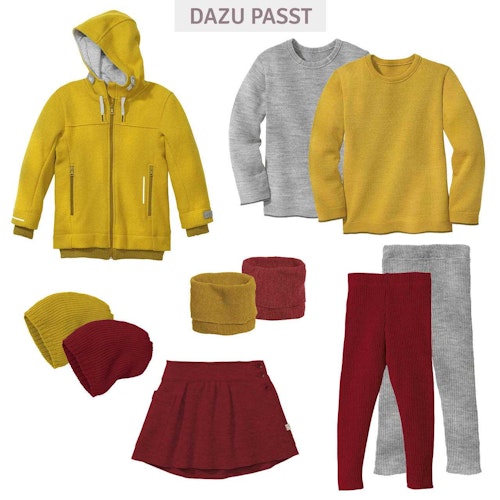 Kinder Strick-Beanie Schurwolle