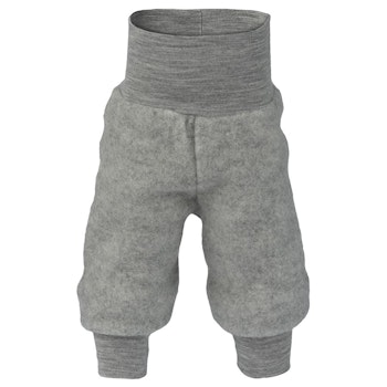 Woll Fleece Hose Softbund hellgrau