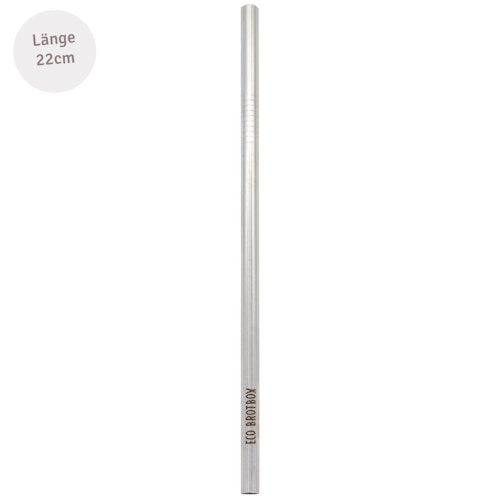 Langer Trinkhalm 22 cm - 1 Stück