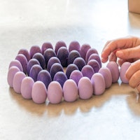Mandala Eggs mit 36 Eiern