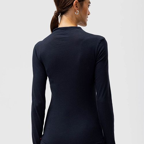 Damen Rollkragen Langarmshirt