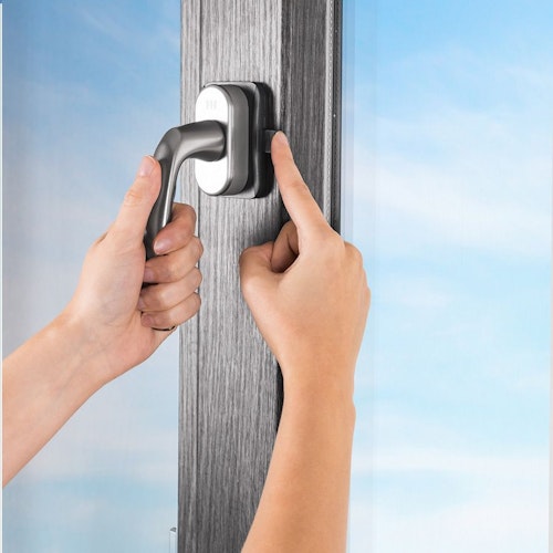 Fenster- und Balkontürsicherung in anthrazit