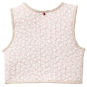 Vorschaubild Wendbare Steppweste rosa Blümchen