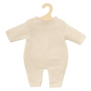 Vorschaubild Puppen Strickstrampler 35-45cm beige, Bio-Baumwolle