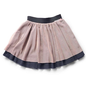 Moderner Mädchen Rock altrosa