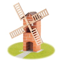 Steinbaukasten Windmühle 100tlg 6-12+ Jahre