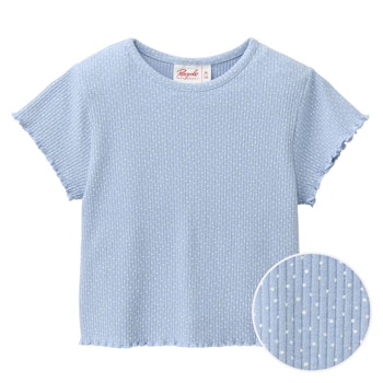 Edles Ajour T-Shirt weiß