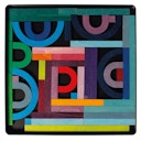 Vorschaubild Grimms Magnetspiel Alphabet (16x16 cm)