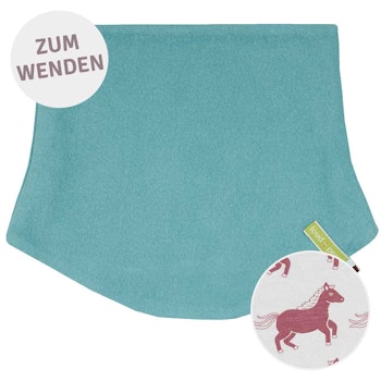 Wende Schlauchschal Fleece petrol