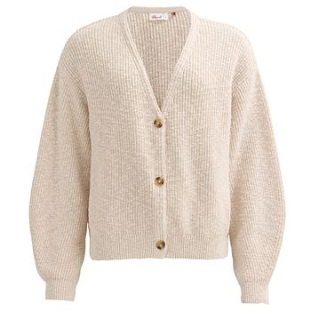 Damen Strickjacke beige