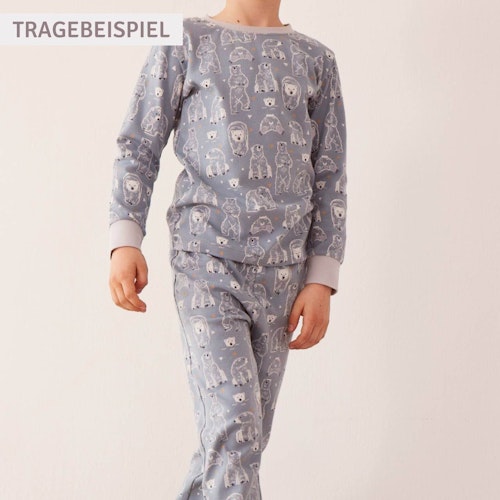 Griffiger Rippe Schlafanzug