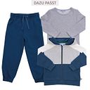 Vorschaubild Sweatjacke Colourblock grün