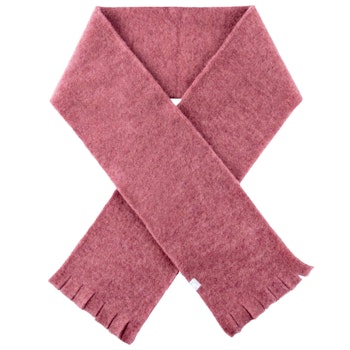 Warmer Wollfleece Steckschal altrosa 80cm