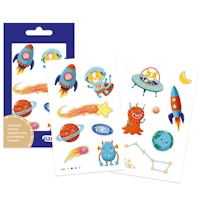 Kindertattoos Weltall