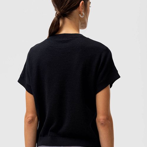 Damen Strickpullover kurzarm