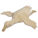 Vorschaubild XL Kuscheltier & Wärmekissen Gans Dinkelspreu 80 cm leinen